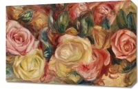 Obraz 60x40cm Roses, Pierre-Auguste Renoir Vintage do Salonu
