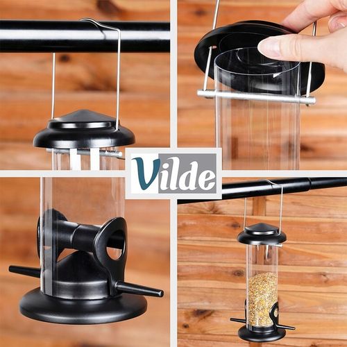 Karmnik DLA PTAKÓW wiszący budka na karmę ziarno balkon taras ogrodowy na Arena.pl