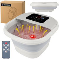 Masażer do stóp wodny Hydromasażer Składany Podgrzewany z bąbelkami + pilot