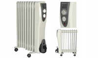 GRZEJNIK ELEKTRYCZNY OLEJOWY 2000W TERMOSTAT 9 ŻEBER OLEJAK DUŻA MOC