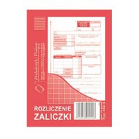 DRUK ROZLICZENIE ZALICZKI 409-5