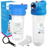 Filtr do wody filtrujący korpus 10" Emi przyłącze 3/4" + klucz + uchwyt