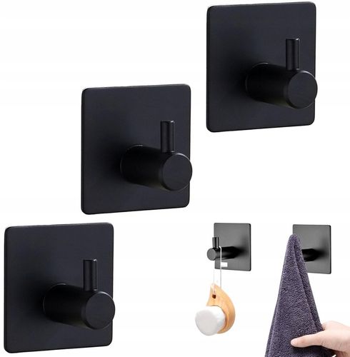 Łazienkowy Haczyk Wieszak Samoprzylepny 3Szt Loft na Arena.pl