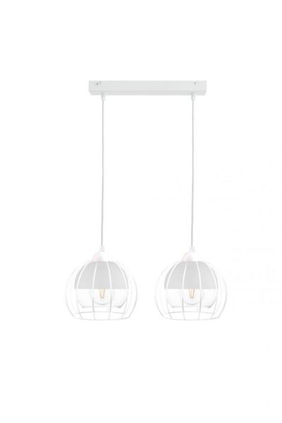 Lampa wisząca 2xE27 SOLO WHITE zdjęcie 1