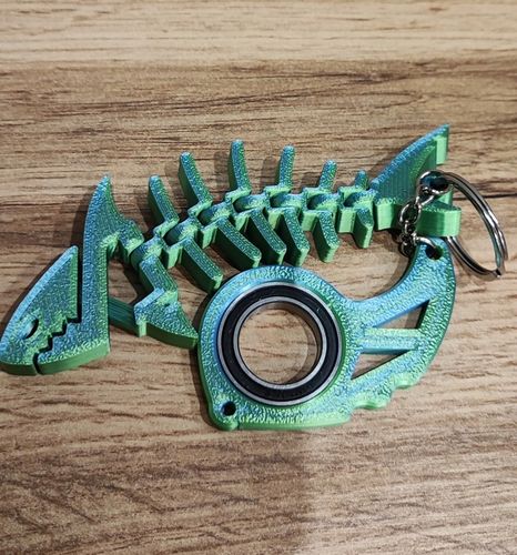 Keyspinner Keyrambit + Rekinek TikTok Key - Na Prezent! LAGOON -Druk 3D na Arena.pl