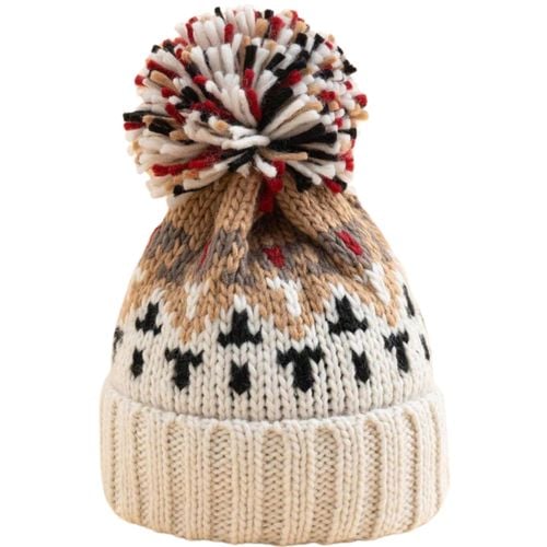 CZAPKA ZIMOWA DAMSKA Z POMPONEM BEANIE OCIEPLANA na Arena.pl