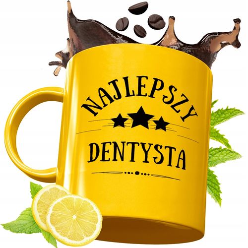 Złoty Kubek Premium Dla Dentysty Prezent Z Nadrukiem Ze Zdjęciem na Arena.pl