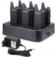 Retevis RT622 Walkie Talkie, Radia Dwukierunkowe z 6-Kierunkową Ładowarką