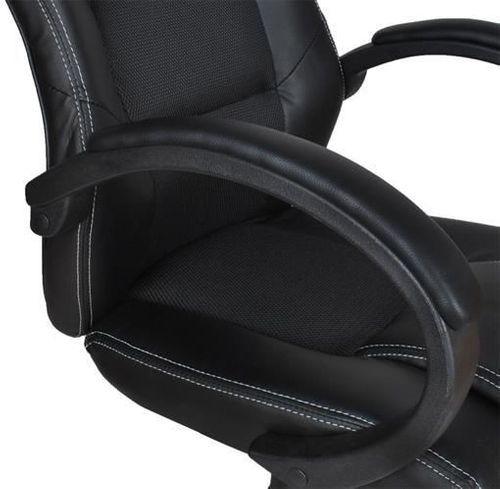 Fotel biurowy sportowy basic - czarny na Arena.pl