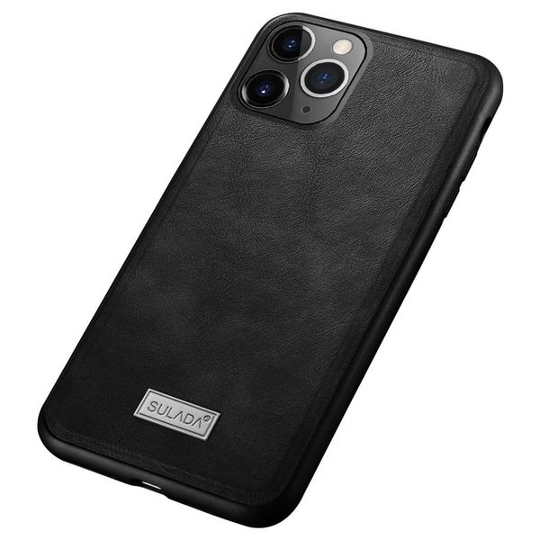 Etui Iphone 12 Mini Sulada Royal Czarne zdjęcie 15