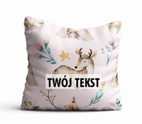 Poduszka DZIECIĘCA z Twoim napisem PD11 sarna bambi