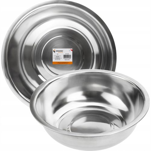 Miska stalowa nierdzewna Ø27 cm 3L VERGIONIC - kuchenna, okrągła na Arena.pl