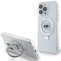 Etui Karl Lagerfeld do iPhone 15 Pro, Biały, MagSafe