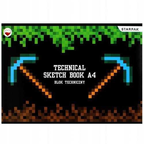 blok techniczny a4/10k biały pixel stk a'20 0339 na Arena.pl