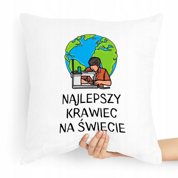 Poduszka Dla Krawcowej Krawca Najlepszy Krawiec Z Nadrukiem Ze Zdjęciem zdjęcie 1