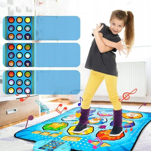 REGULOWANE OBJĘTOŚĆ TANECZNA PAD TANECZNA Z 4 TRYBAMI GRY, BEZ POŚLIZGU na Arena.pl