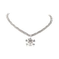 Naszyjnik z czaszką Aria Rockstar Collection (C25/NUT/12AG)