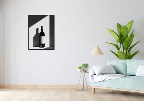 Plakat 60x80cm Butla Wina na Arena.pl