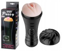 Masturbator Męski Sztuczna Wagina Realistyczna Ciasna Cipka Pussy Tpe 24Cm