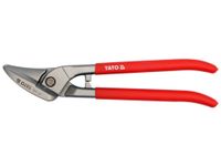 YATO NOŻYCE DO CIĘCIA BLACHY LEWE 260 mm KUTE ZE STALI HARTOWANE YT-1900