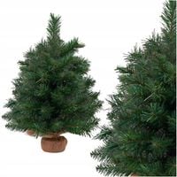 CHOINKA SZTUCZNA ŚWIĄTECZNA SOLIDNA MAŁA 50cm ZIELONA GĘSTA ŁADNA JAK ŻYWA