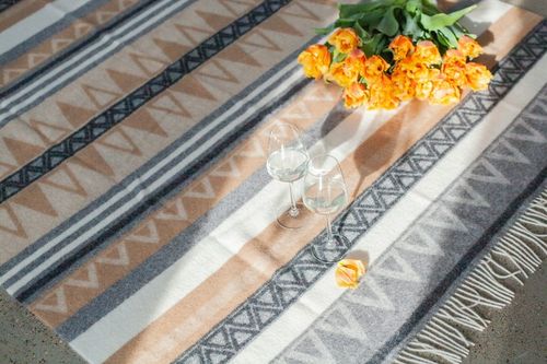 KOC Swiateczny WEŁNIANY cieply 100% wełna nowozelandzka 140x200 na Arena.pl