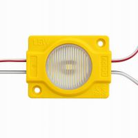 Moduł LED 12V SMD Żółty - Pomarańczowy Jednopunktowy IP65 Wodoodporny 1,5W