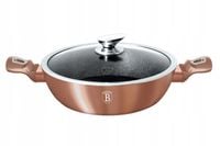 BH-1519N - Garnek granitowy niski 28 cm Berlinger Haus Rose Gold Collection