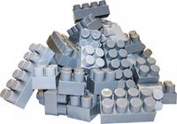 Hemar K3 polskie klocki konstrukcyjne 150 el szare