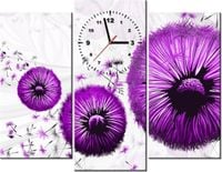 90CM 70 ZEGAR 3 ELEM FIOLETOWE DMUCHAWCE SCIENNY DRUK