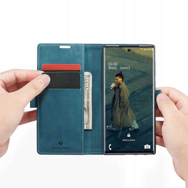 Spacecase Wallet Galaxy Note 20 Ultra Blue zdjęcie 14