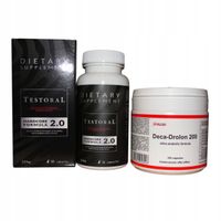Deca 200 + Testoral siła moc masa Tesatosteron