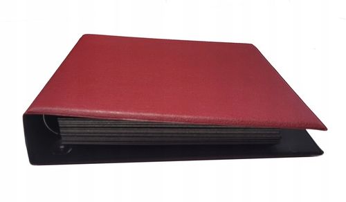 ALBUM KLASER NA ZNACZKI A5 10 STRON UNIWERSALNY CZERWONY - MM-Kolekcje na Arena.pl