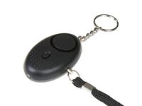 Alarm osobisty GUARD Scorpion z latarką LED, czarny, syrena 120dB