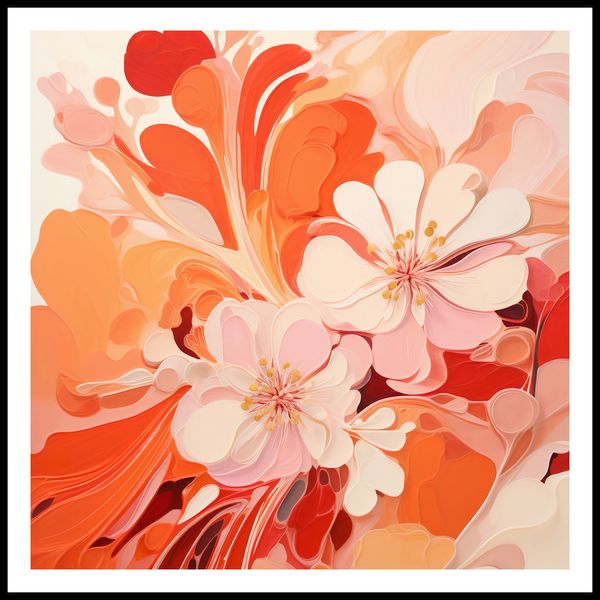 Plakat 70x70cm Taniec Kwiatów zdjęcie 3