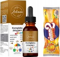 Kompleks ziołowy JUNIOR dla dzieci 50 ml orzech piołun ZIELANA + GRATIS