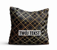 Poduszka Dekoracyjna GEOMETRYCZNA  z Twoim napisem G45