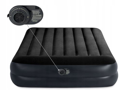 MATERAC DMUCHANY DWUOSOBOWY 203x152cm INTEX POMPKA na Arena.pl