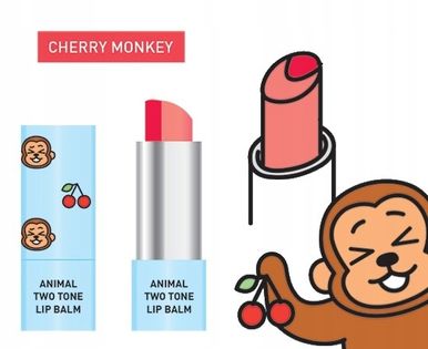 Skin79 Lip Balm Monkey pomadka wiśnia