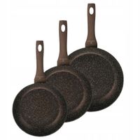 Zestaw patelni Valdinox Aurum patelnie na indukcję gaz non-stick 20/24/28cm