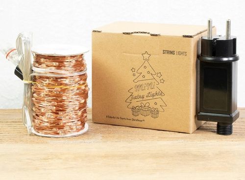 Lampki druciki mikro 500LED 50 METRÓW + pilot na Arena.pl