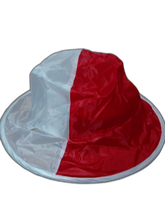 kapelusz ortalinonowy biało - czerwony POLSKA