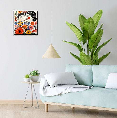 Plakat 40x40cm Kwiatowy Romans na Arena.pl
