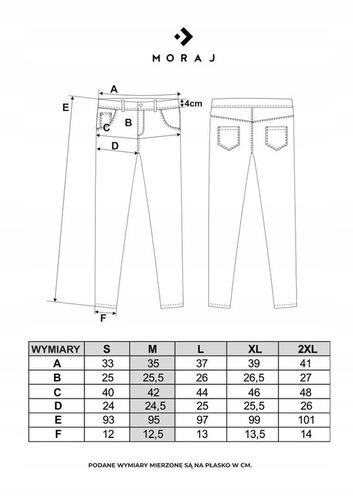 SPODNIE JEANSY SKINNY Z WYSOKIM STANEM RURKI KLASYCZNE MODNE MORAJ L na Arena.pl