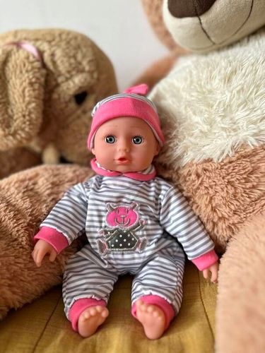 Lalka Bobas Miękka Niemowlę Mówi Śpiewa Interaktywna Niemowlak Mówiąca na Arena.pl