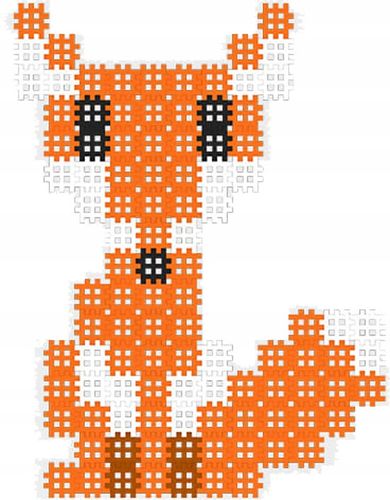 Marioinex Micro Waffle 150 elementów LIS / LISEK - obraz puzzle na Arena.pl