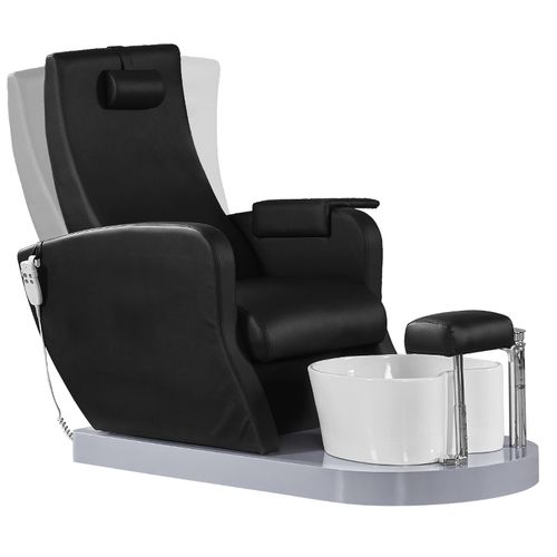 Fotel spa do pedicure Azzurro 016B czarny na Arena.pl