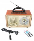 Radio RETRO Przenośne Kuchenne Głośnik Bluetooth MP3 USB TF PILOT AUX 5108