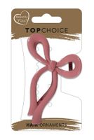 TOP CHOICE Klamra do włosów - kokarda połysk (28342) 1 szt. - mix kolorów