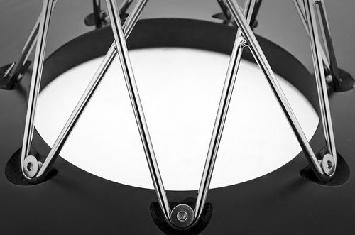 Stół TWIST 100 biały - MDF, chrom na Arena.pl